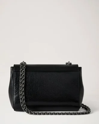 Lily Black High Shine Leather Women