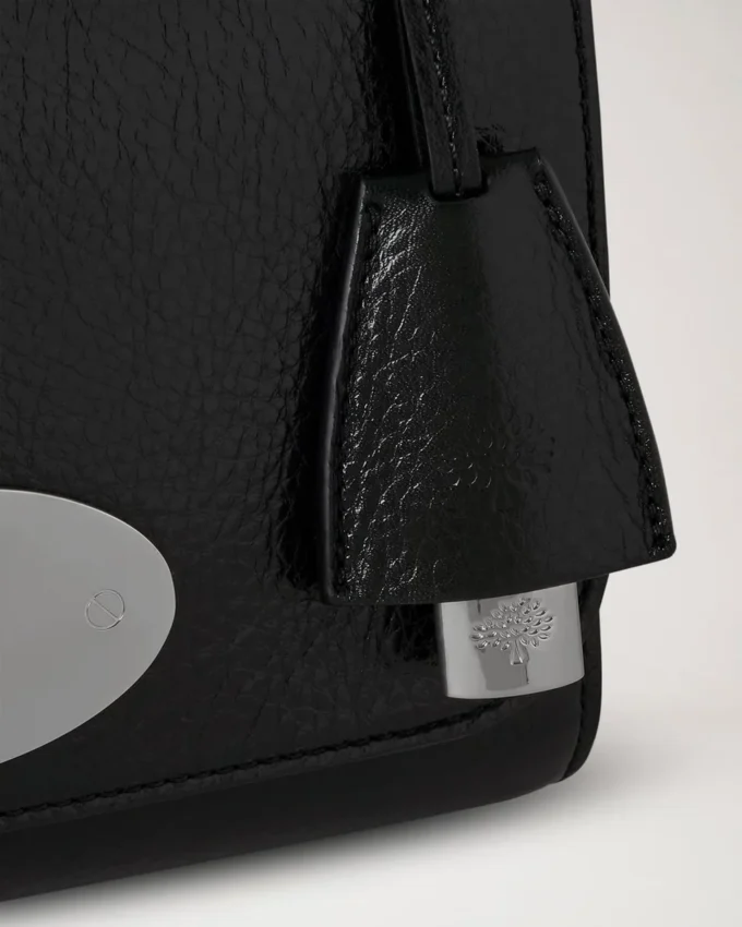 Lily Black High Shine Leather Women