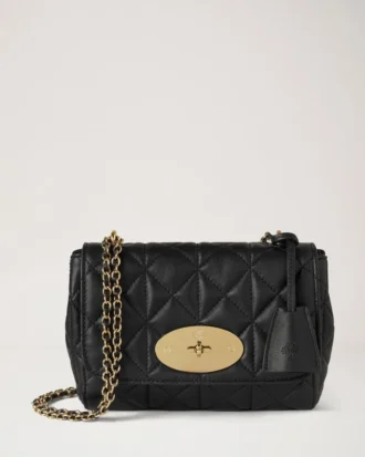Lily Black Quilted Nappa Women