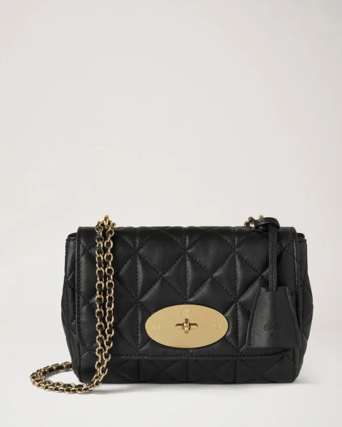 Lily Black Quilted Nappa Women