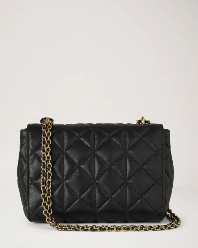 Lily Black Quilted Nappa Women