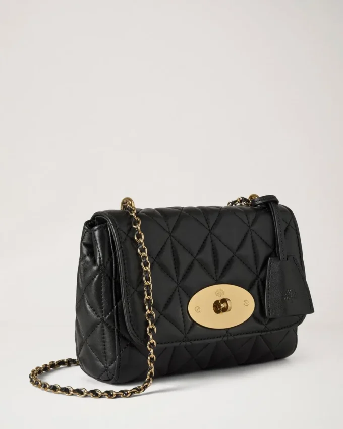 Lily Black Quilted Nappa Women