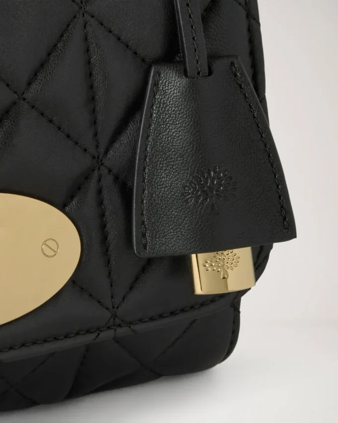 Lily Black Quilted Nappa Women