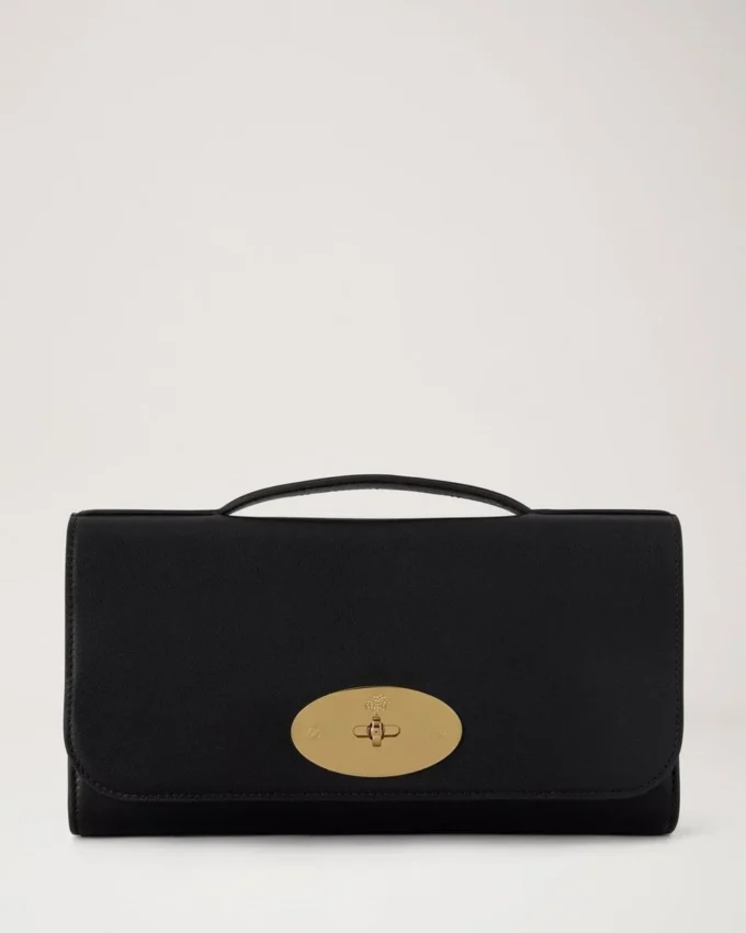 Lily Clutch Black Vesta Nappa Women