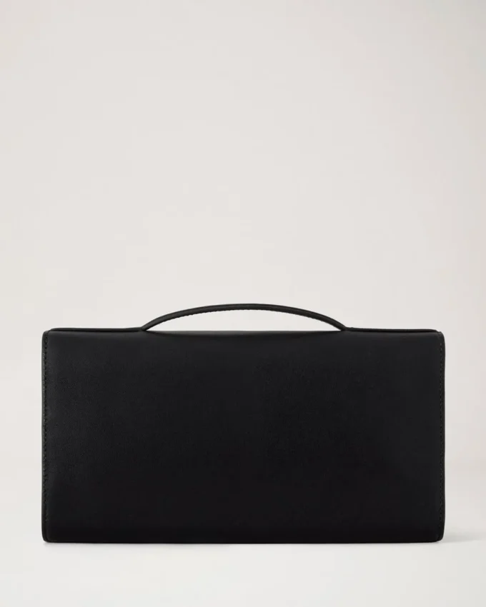Lily Clutch Black Vesta Nappa Women