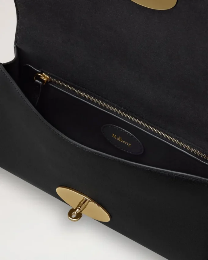 Lily Clutch Black Vesta Nappa Women