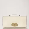 Lily Clutch Eggshell Buttery Nappa Women