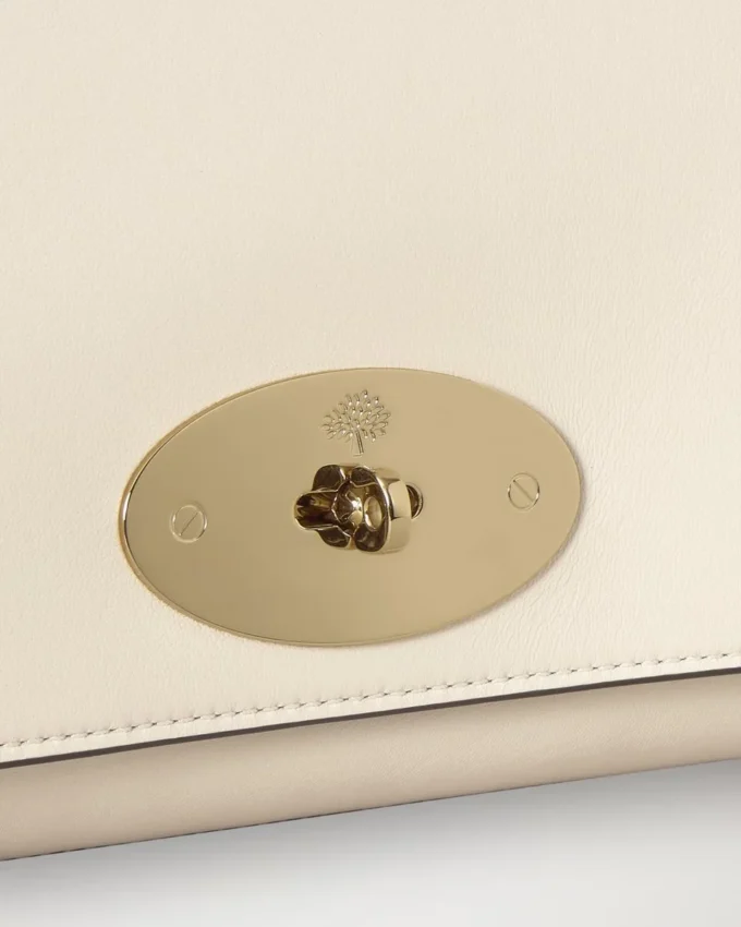 Lily Clutch Eggshell Buttery Nappa Women