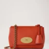 Lily Coral Orange Small Classic Grain Women