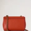 Lily Coral Orange Small Classic Grain Women
