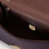 Lily Deep Aubergine Small Classic Grain Women
