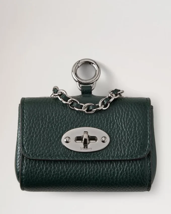 Lily Dog Treat Bag Mulberry Green Small Classic Grain Lily Dog Treat Bag Mulberry Green Small Classic Grain