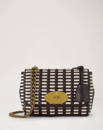 Lily Ebony & Eggshell Woven Leather Gifts for Her