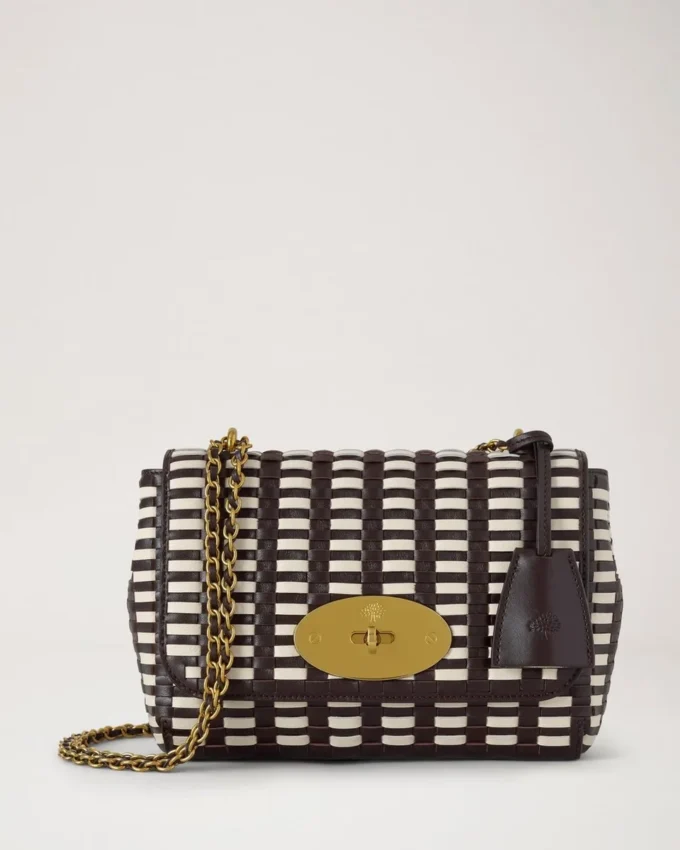 Lily Ebony & Eggshell Woven Leather Gifts for Her Lily Ebony & Eggshell Woven Leather Gifts for Her