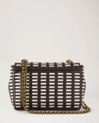 Lily Ebony & Eggshell Woven Leather Gifts for Her