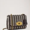 Lily Ebony & Eggshell Woven Leather Gifts for Her Lily Ebony & Eggshell Woven Leather Gifts for Her