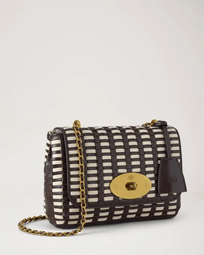 Lily Ebony & Eggshell Woven Leather Gifts for Her Lily Ebony & Eggshell Woven Leather Gifts for Her