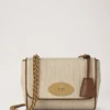 Lily Ecru & Bright Oak Raffia & Leather Trim Women