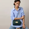 Lily Mulberry Green Heavy Grain Women