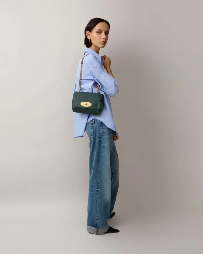 Lily Mulberry Green Heavy Grain Women