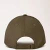 Logo Embroidered Baseball Cap Linen Green Cotton Logo Embroidered Baseball Cap Linen Green Cotton