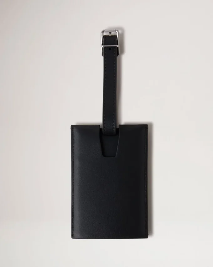 Luggage Tag Black Micro Classic Grain Travel Accessories Luggage Tag Black Micro Classic Grain Travel Accessories