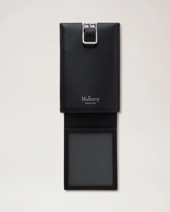 Luggage Tag Black Micro Classic Grain Travel Accessories Luggage Tag Black Micro Classic Grain Travel Accessories