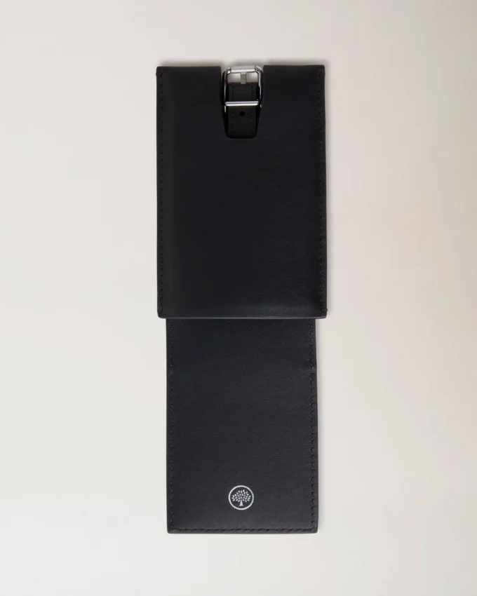Luggage Tag Black Micro Classic Grain Travel Accessories Luggage Tag Black Micro Classic Grain Travel Accessories