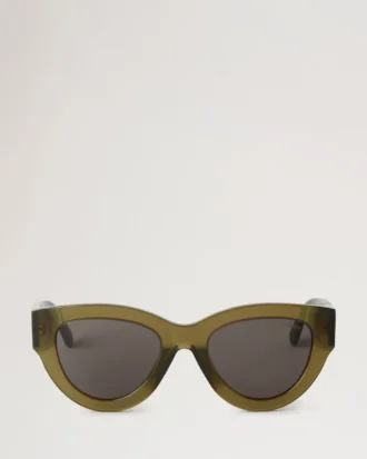 Luna Sunglasses Linen Green Bio Acetate Sunglasses