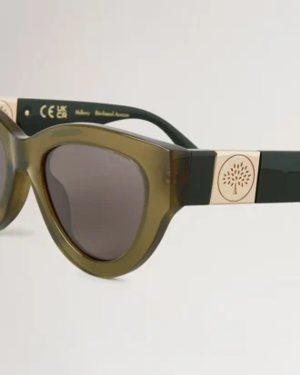 Luna Sunglasses Linen Green Bio Acetate Sunglasses