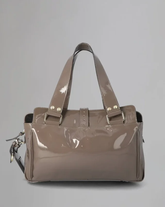 Mabel Pre-Loved Grey Patent Leather Pre-Loved Bags Mabel Pre-Loved Grey Patent Leather Pre-Loved Bags