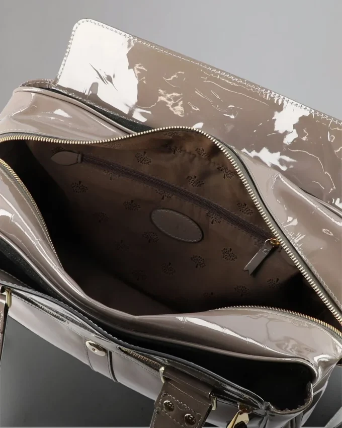 Mabel Pre-Loved Grey Patent Leather Pre-Loved Bags Mabel Pre-Loved Grey Patent Leather Pre-Loved Bags