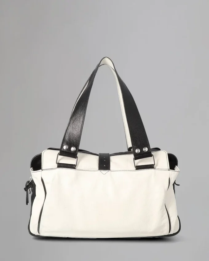 Mabel Pre-Loved White & Black Light Grainy Pre-Loved Bags Mabel Pre-Loved White & Black Light Grainy Pre-Loved Bags