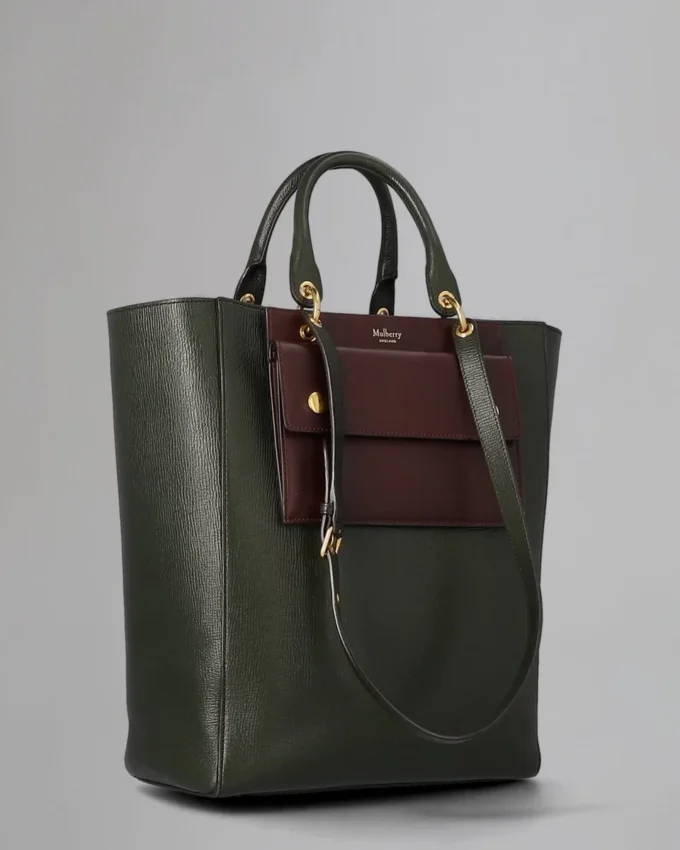 Maple Pre-Loved Racing Green Printed Goat Leather Maple Pre-Loved Racing Green Printed Goat Leather