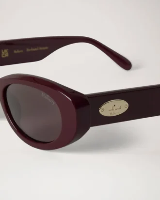 Mara Sunglasses Black Cherry Bio Acetate Women
