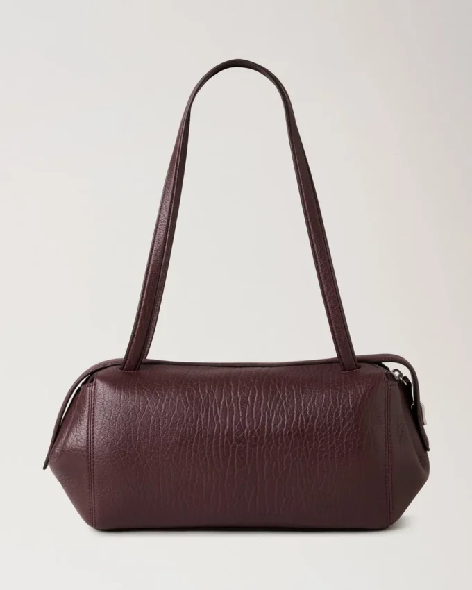 Meadow Small Shoulder Bag Black Cherry Natural Grain Meadow Small Shoulder Bag Black Cherry Natural Grain