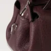 Meadow Small Shoulder Bag Black Cherry Natural Grain Meadow Small Shoulder Bag Black Cherry Natural Grain