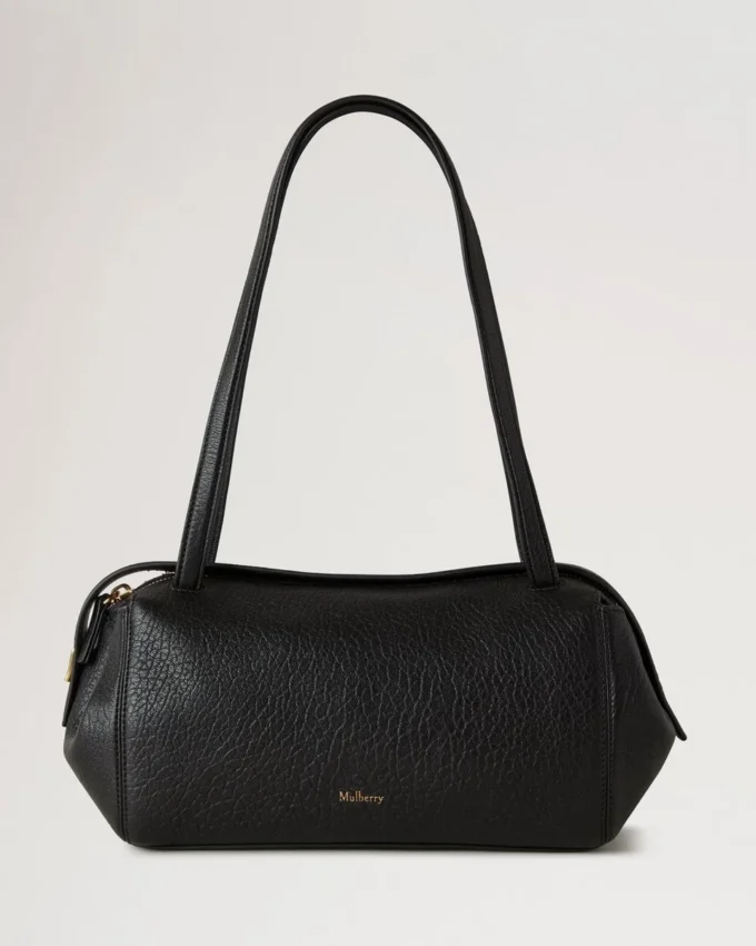 Meadow Small Shoulder Bag Black Natural Grain Mini & Micro Bags Meadow Small Shoulder Bag Black Natural Grain Mini & Micro Bags