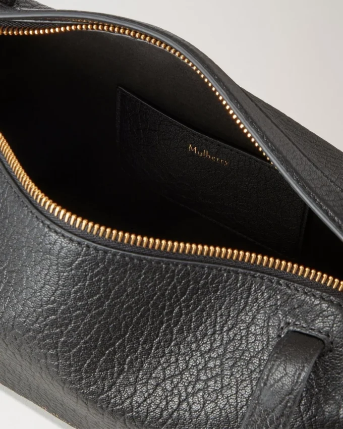 Meadow Small Shoulder Bag Black Natural Grain Mini & Micro Bags Meadow Small Shoulder Bag Black Natural Grain Mini & Micro Bags