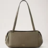 Meadow Small Shoulder Bag Linen Green Natural Grain Meadow Small Shoulder Bag Linen Green Natural Grain