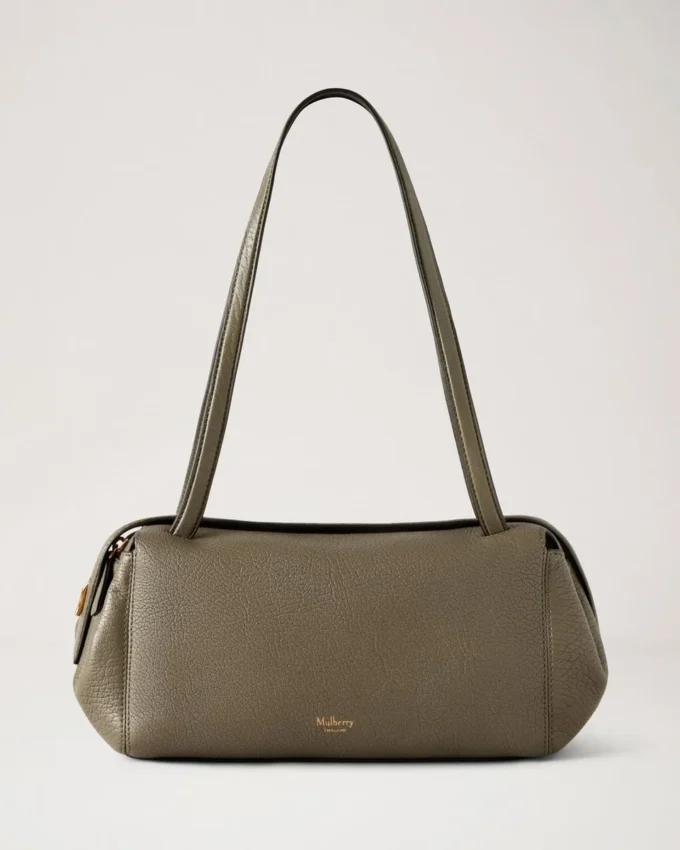Meadow Small Shoulder Bag Linen Green Natural Grain Meadow Small Shoulder Bag Linen Green Natural Grain