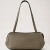 Meadow Small Shoulder Bag Linen Green Natural Grain Meadow Small Shoulder Bag Linen Green Natural Grain