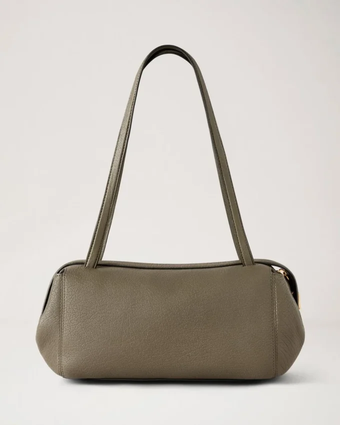 Meadow Small Shoulder Bag Linen Green Natural Grain Meadow Small Shoulder Bag Linen Green Natural Grain