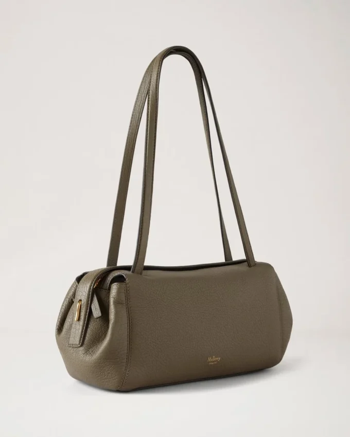 Meadow Small Shoulder Bag Linen Green Natural Grain Meadow Small Shoulder Bag Linen Green Natural Grain