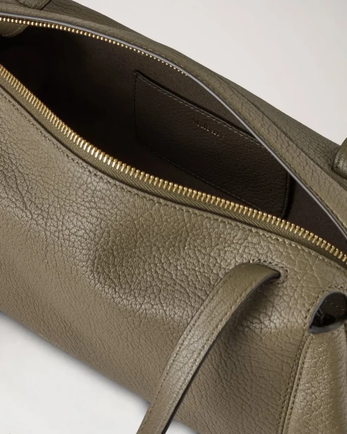 Meadow Small Shoulder Bag Linen Green Natural Grain Meadow Small Shoulder Bag Linen Green Natural Grain