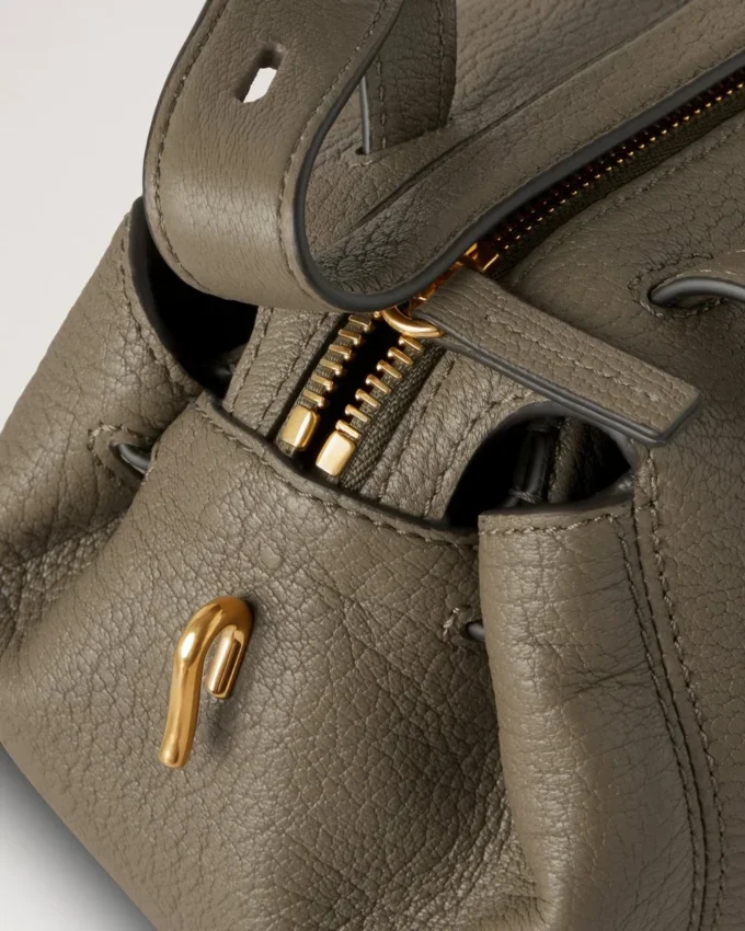 Meadow Small Shoulder Bag Linen Green Natural Grain Meadow Small Shoulder Bag Linen Green Natural Grain