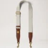 Medallion Webbing Strap Oak & Natural Leather & Webbing Medallion Webbing Strap Oak & Natural Leather & Webbing