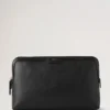 Medium Cosmetic Pouch Black Small Classic Grain