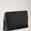 Medium Cosmetic Pouch Black Small Classic Grain