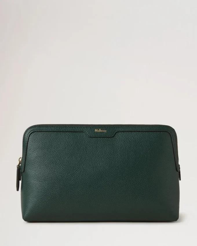 Medium Cosmetic Pouch Mulberry Green Small Classic Grain Medium Cosmetic Pouch Mulberry Green Small Classic Grain